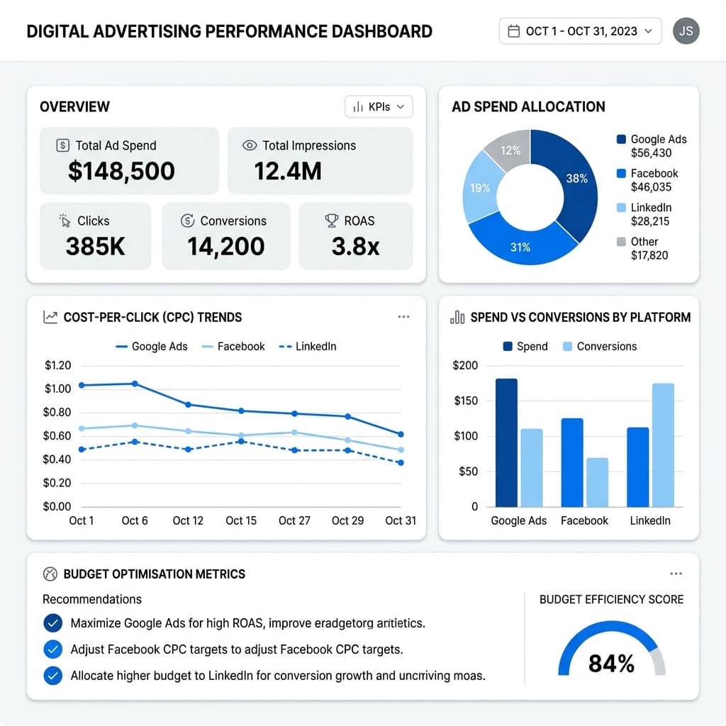 Budget Management & Bid Optimisation